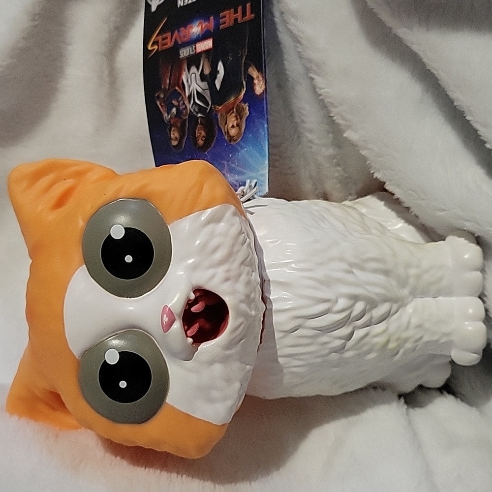 Disney Parks Avengers The Marvels Orange Flerkitten Figure.-NWT